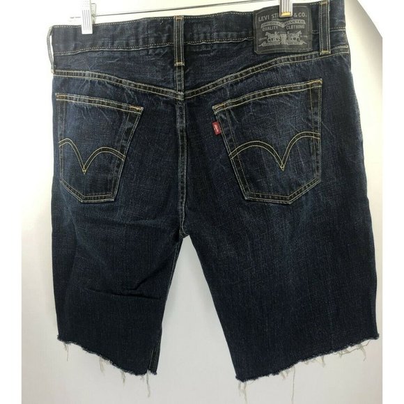 Men's Levi's 527 Cut-Off Jean Shorts - 34 Waist - Picture 2 of 7